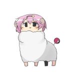 1girl horns komeiji_satori pink_hair sheep_girl sheep_horns solo su----per_cute touhou twumi white_background 