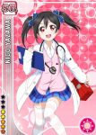  black_hair blush character_name doctor happy long_hair love_live!_school_idol_project open_mouth red_eyes twin_tails yazawa_nico 