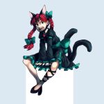  commentary_request fangs kaenbyou_rin nappooz touhou 