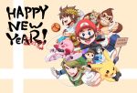  1girl 2015 6+boys :d amiibo animal_crossing:_city_folk blue_eyes blush cape controller donkey_kong donkey_kong_(series) doubutsu_no_mori earrings facial_hair fire_emblem fire_emblem:_kakusei fox_mccloud game_controller gamecube_controller gamepad grin hat hoshi_no_kirby jewelry kid_icarus kirby kirby_(series) kirby_air_ride krom laurel_crown link looking_at_viewer mario super_mario_bros. metroid morph_ball multiple_boys mustache nintendo nintendo_3ds one_eye_closed open_mouth pikachu pit_(kid_icarus) playing_games pointy_ears pokemon pokemon_(creature) samus_aran signpost smile star_fox super_mario_bros. super_smash_bros. super_smash_bros._ultimate super_smash_bros_brawl super_smash_bros_for_wii_u_and_3ds the_legend_of_zelda translation_request villager_(doubutsu_no_mori) wii_fit wii_fit_trainer wii_nunchuk wii_remote wings 
