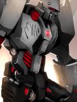  1boy autobot dataglitch highres insignia mecha megatron no_humans robot science_fiction solo transformers 