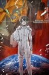  1boy aldnoah.zero brown_hair earth kaizuka_inaho male_focus mecha naguy_(nagui) short_hair sleipnir spacesuit 