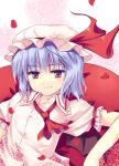  blue_hair hat hinooka_shuji hinooka_shuuji red_eyes remilia_scarlet short_hair touhou wings 