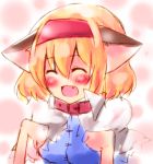  alice_margatroid animal_ears bad_id cat_ears closed_eyes collar fang highres kemonomimi_mode okannigeru sketch touhou 