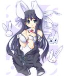  animal_ears armband blush bowtie bunny bunny_ears bunnysuit cuffs jacket k-on! ojitcha rabbit_ears solo tears 
