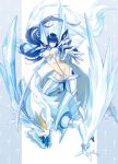  1girl breasts crossover junketsu kill_la_kill kiryuuin_satsuki large_breasts long_hair pokemon pokemon_(game) pokemon_bw rem_(artist) reshiram revealing_clothes sword weapon 