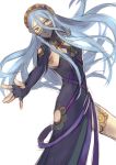  1girl amber_eyes aqua_hair blue_hair dancer fire_emblem fire_emblem_if long_hair veil yellow_eyes 