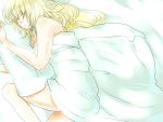  1girl blonde_hair fate/apocrypha fate_(series) ruler_(fate/apocrypha) sleeping solo 