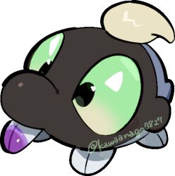  animal_focus buck_teeth chibi chibi_only commentary_request english_commentary full_body kawaanago lowres mixed-language_commentary no_humans pokemon pokemon_(creature) pokemon_focus shroodle solo teeth transparent_background twitter_username 