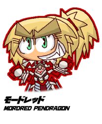  1girl armor fate/apocrypha fate_(series) highres kashunexus mordred_(fate) mordred_(fate/apocrypha) spiked_armor spikes toon_(style) 