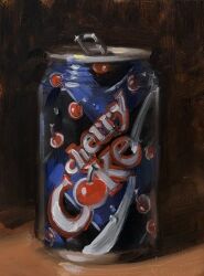  can cherry coca-cola drink_can english_text food fruit highres no_humans noah_verrier soda_can still_life 