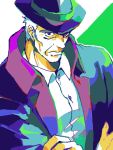  1boy colorful hat jojo_no_kimyou_na_bouken old robert_eo_speedwagon scar solo tegaki yuu_knight3858 