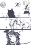  animal_ears bai_lao_shu comic highres houshou_(kantai_collection) kantai_collection long_hair multiple_girls mutsu_(kantai_collection) nagato_(kantai_collection) petting short_hair yamato_(kantai_collection) 