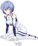  1girl absurdres artist_request ayanami_rei blue_hair highres neon_genesis_evangelion official_art pale_skin plugsuit red_eyes short_hair smlc solo transparent_background vector_trace 