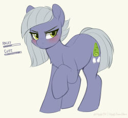  blush grey_hair limestone_pie my_little_pony my_little_pony:_friendship_is_magic pony_(animal) 