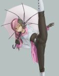  1girl absurdres belt gloves haigyo heterochromia highres multicolored_hair neo_(rwby) rwby solo umbrella 