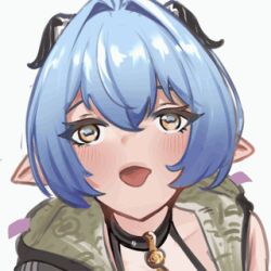 1girl animated_gif long_hair lucia_elowen tongue tongue_out zenless_zone_zero