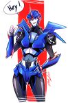  1girl arcee autobot dataglitch mecha no_humans robot science_fiction solo transformers_prime 