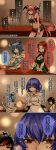  4koma absurdres aoshima comic highres hong_meiling kaku_seiga kijin_seija koakuma remilia_scarlet scarlet_devil_mansion touhou 