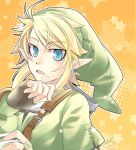  blonde_hair blue_eyes boy earrings fingerless_gloves gloves hat jewelry link male nintendo pointy_ears solo the_legend_of_zelda 