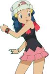  blue_hair cap hikari_(pokemon) legs long_hair miniskirt pokemon skirt 
