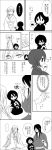  bleach:_zanpakutou_ibun_hen chibi comic eating gloom_(expression) highres japanese_clothes kimono kuchiki_byakuya kuchiki_rukia monochrome no_eyes onigiri personification sakurai_(f/l) sode_no_shirayuki source_request translated translation_request 