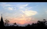  cilq cloud clouds cross original scenery sky sunset tree 