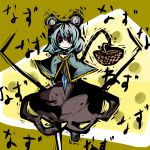  animal_ears bad_id basket cheese dowsing_rod dowsing_rods f7(eiki) jewelry mouse_ears nazrin necklace solo star tail touhou 