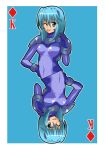  blue_hair card card_(medium) mahou_shoujo_lyrical_nanoha mahou_shoujo_lyrical_nanoha_strikers numbers numbers_(nanoha) playing_card pzeros sein 
