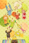  ban-ban_(katamari_damacy) blush dipp_(katamari_damacy) ichigo_(katamari_damacy) joanna_(mojo!) katamari_damacy king_of_all_cosmos l&#039;amour_(katamari_damacy) no_humans shikao_(katamari_damacy) star the_prince traditional_media 