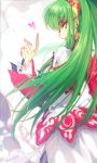  c.c. code_geass cosplay creayus dress earrings green_hair heart jewelry lailah_(tales) lailah_(tales)_(cosplay) tales_of_(series) tales_of_zestiria yellow_eyes 