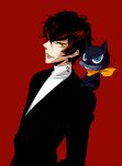  kurusu_akira morgana_(persona_5) persona persona_5 protagonist_(persona_5) tagme 