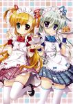  2girls absurdres einhart_stratos fujima_takuya heterochromia highres huge_filesize lyrical_nanoha mahou_shoujo_lyrical_nanoha_vivid multiple_girls vivio 