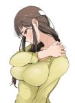  breasts brown_eyes brown_hair character_request tsukino_wagamo 