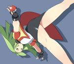  ace_trainer_(pokemon) fingerless_gloves gloves green_eyes green_hair poke_ball pokemon pokemon_(game) pokemon_oras skirt tm_(hanamakisan) 