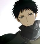  1boy akagami_no_shirayukihime black_hair looking_at_viewer obi_(akagami_no_shirayukihime) short_hair solo tsukimori_usako 