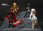  absurdres blake_belladonna highres lego mike_vd rooster_teeth ruby_rose rwby weiss_schnee yang_xiao_long 