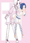  kobayakawa_rinko love_plus short_hair striped striped_legwear striped_thighhighs thigh-highs thighhighs yuuseihonnpo zoom_layer 