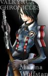  black_hair marina_wulfstan military_uniform rifle senjou_no_valkyria short_hair uniform yukonbi 