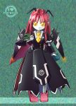  homura_subaru koakuma mecha mechanization medarots red_hair redhead robot touhou wings yellow_eyes 