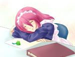  folder maid pen piku pink_hair shakugan_no_shana short_hair sleeping wilhelmina_carmel 