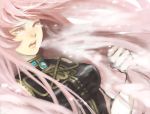  long_hair megurine_luka noja open_mouth pink_hair solo tears vocaloid white_eyes 