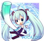 ahoge bad_id chibi detached_sleeves hatsune_miku headphones huiro long_hair necktie skirt solo spring_onion thigh-highs thighhighs twintails very_long_hair vocaloid 
