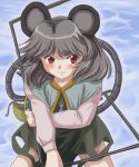  flx grey_hair mouse_ears mouse_tail nazrin red_eyes short_hair tail touhou 