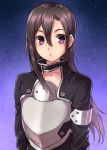  1boy black_hair breastplate kirito kirito_(sao-ggo) long_hair sword_art_online trap violet_eyes yamaki_suzume 