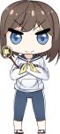  blue_eyes_(manga) chibi highres magical_girl nissanote original school_uniform staff 