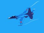  airplane blue confin f-2 highres oekaki original 