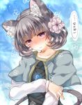 1girl alternate_hairstyle highres looking_at_viewer mimoto_(aszxdfcv) nazrin short_twintails tail touhou twintails