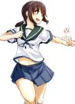  fubuki_(kantai_collection) highres kantai_collection momo_(higanbana_and_girl) school_uniform serafuku sketch 