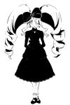  71 :&lt; arms_behind_back dress funeral_dress gothic harime_nui kill_la_kill twintails 